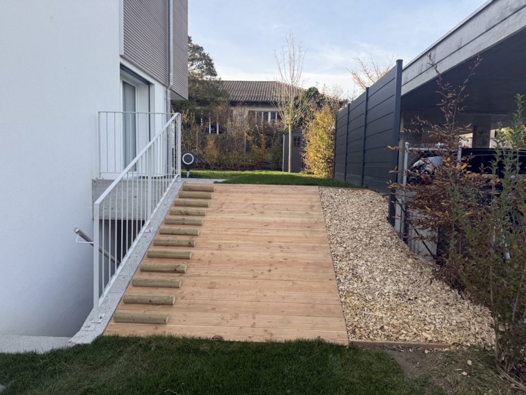 Aménagement d&rsquo;un talus